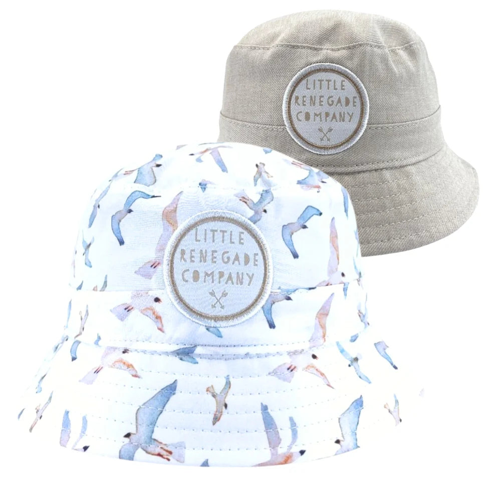 Little Renegade Company - Gull Reversible Bucket Hat