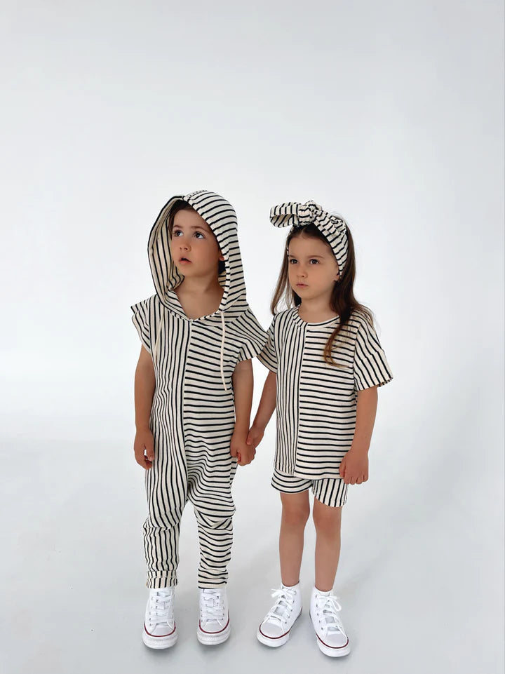 Ballerinas and Boys - Summer Stripes Romper