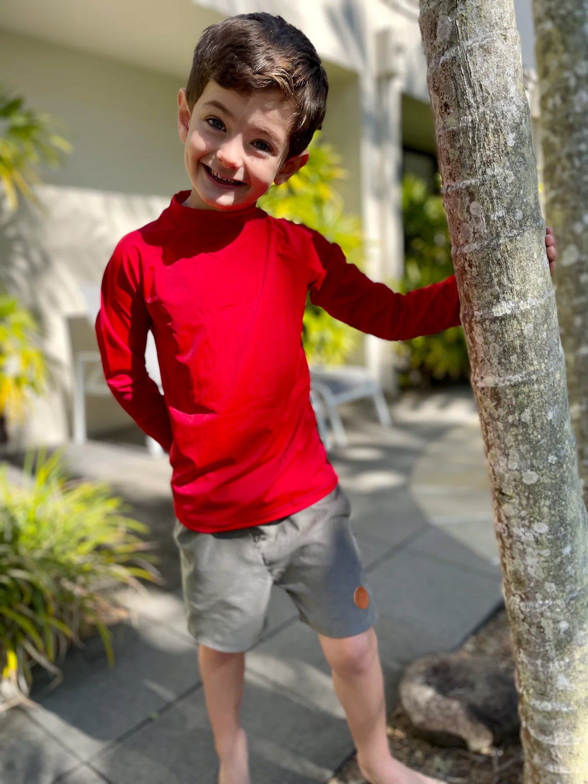 Kicky Swim - Rashguard Top | Red