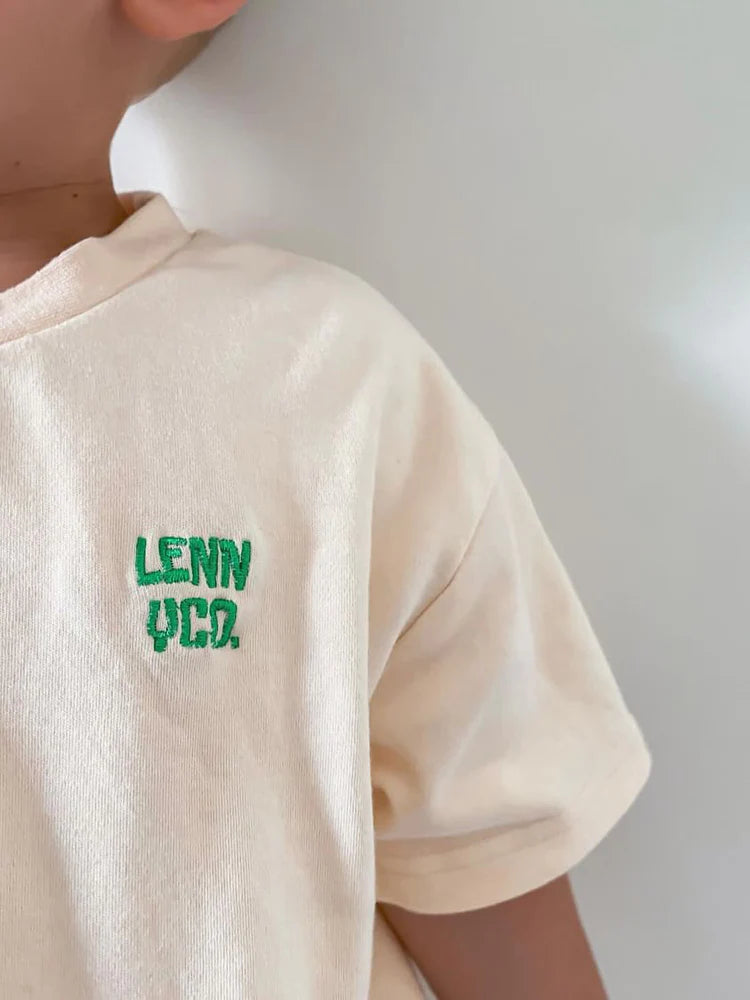 Lennyco - Everyday Tee | Emerald Green Logo