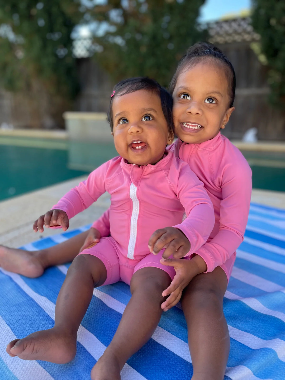 Kicky Swim - One Piece Rashguard Suit | Malibu Pink