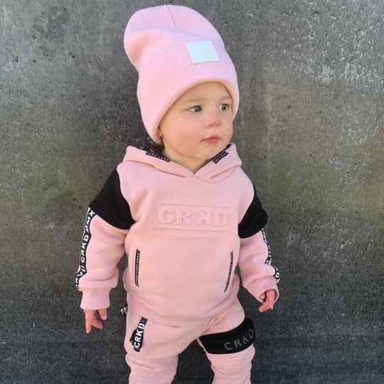 Mini Maxwell - Baby Pink Signature Beanie