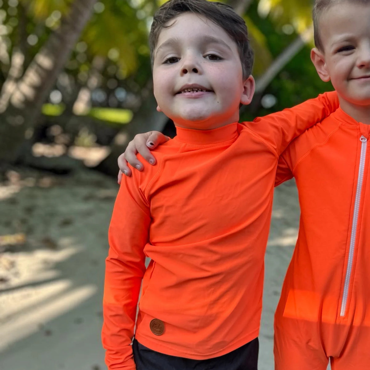 Kicky Swim - Rashguard Top | Safety Orange
