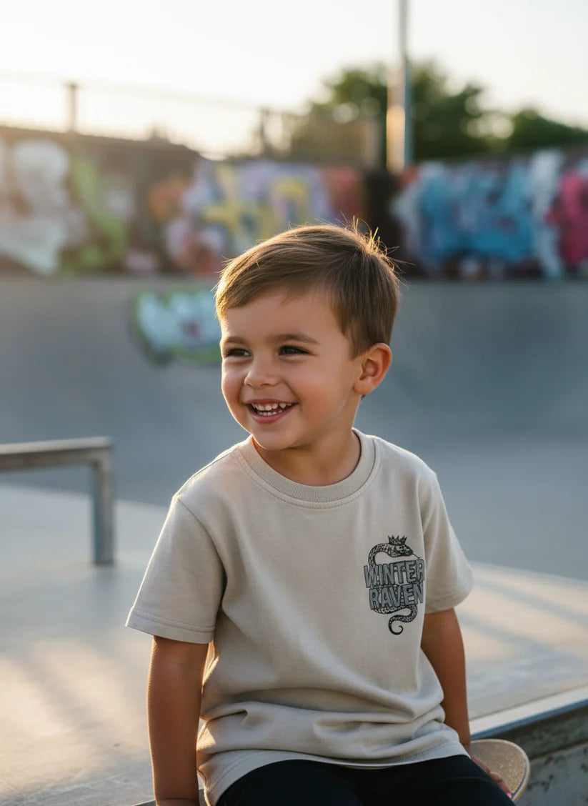 Winter and Raven - Crowned Coil Tee