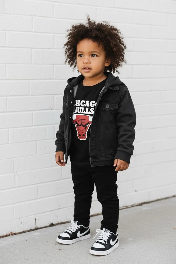 LiL'G & Co. - Stretch Denim Jacket | Black
