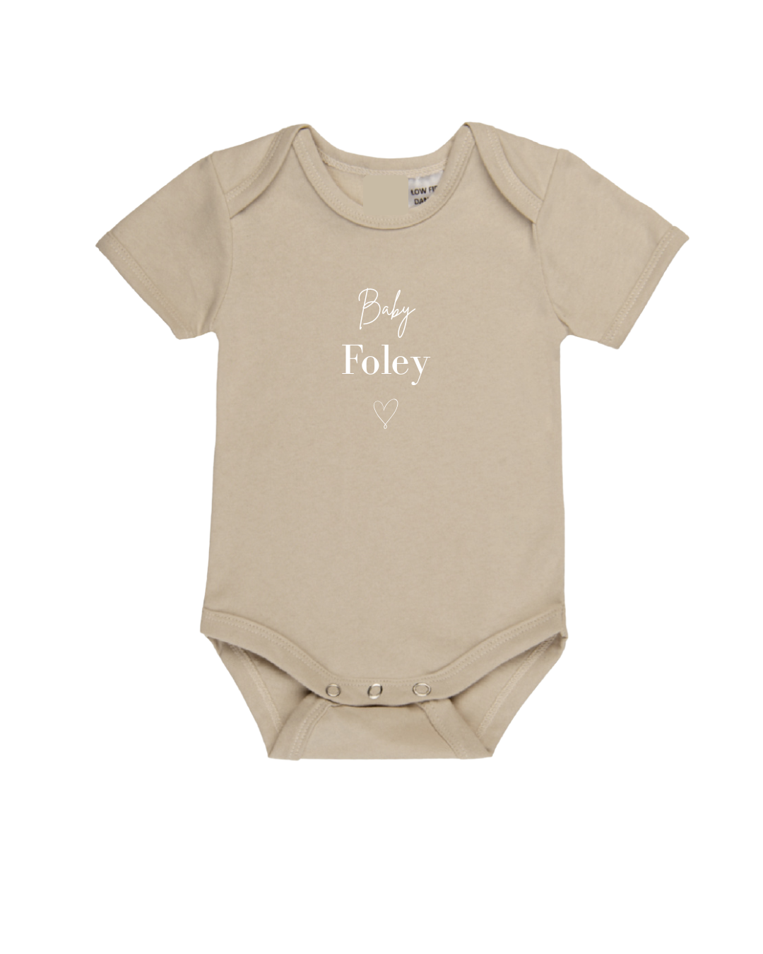 MLW By Design - Pregnany Announcement Personalised Bodysuit | Various Colours