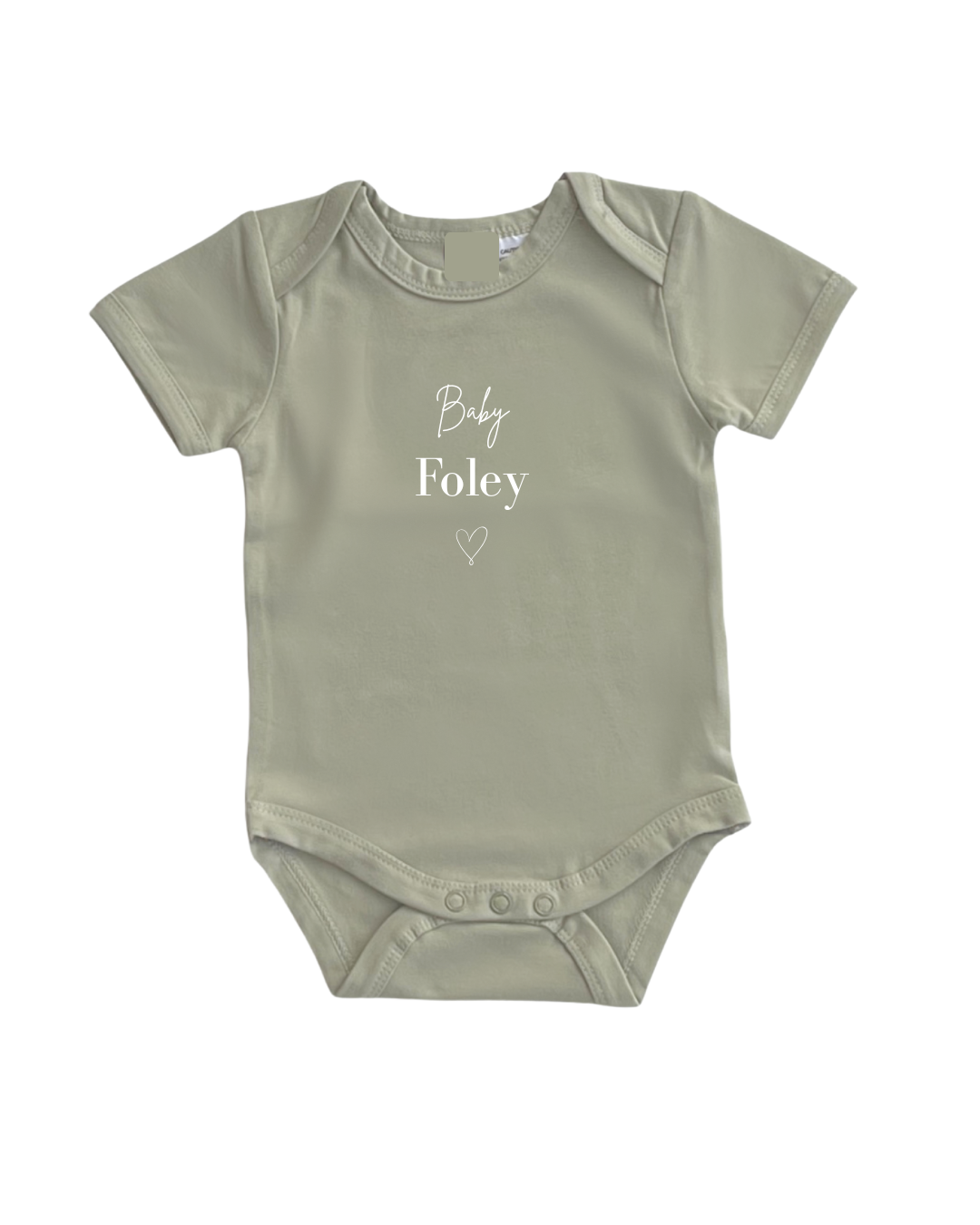 MLW By Design - Pregnany Announcement Personalised Bodysuit | Various Colours
