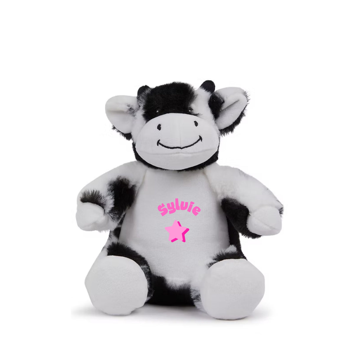 MLW By Design - Personalised Cow Plush Toy | 4 Print Colours