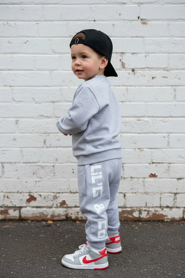LiL'G & Co. - R&B Vibes Track Pant | Grey