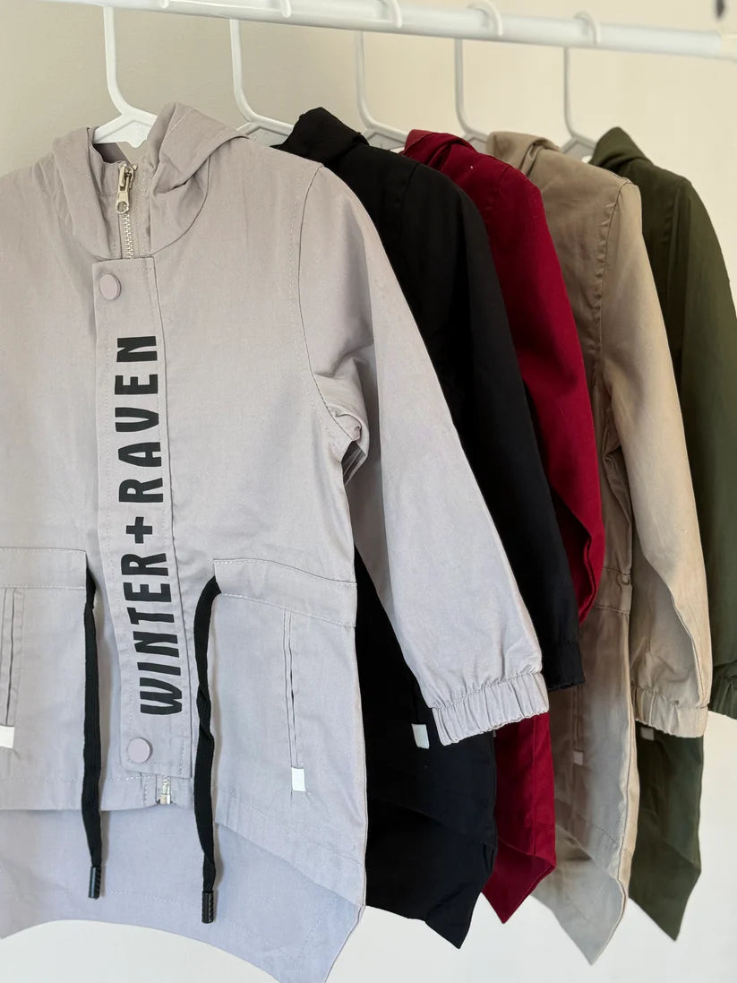 Winter and Raven - Stone Fade Anorak