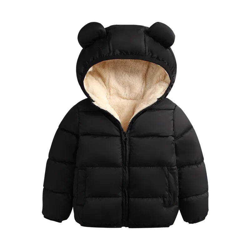 Puffer Bear Jacket | Black