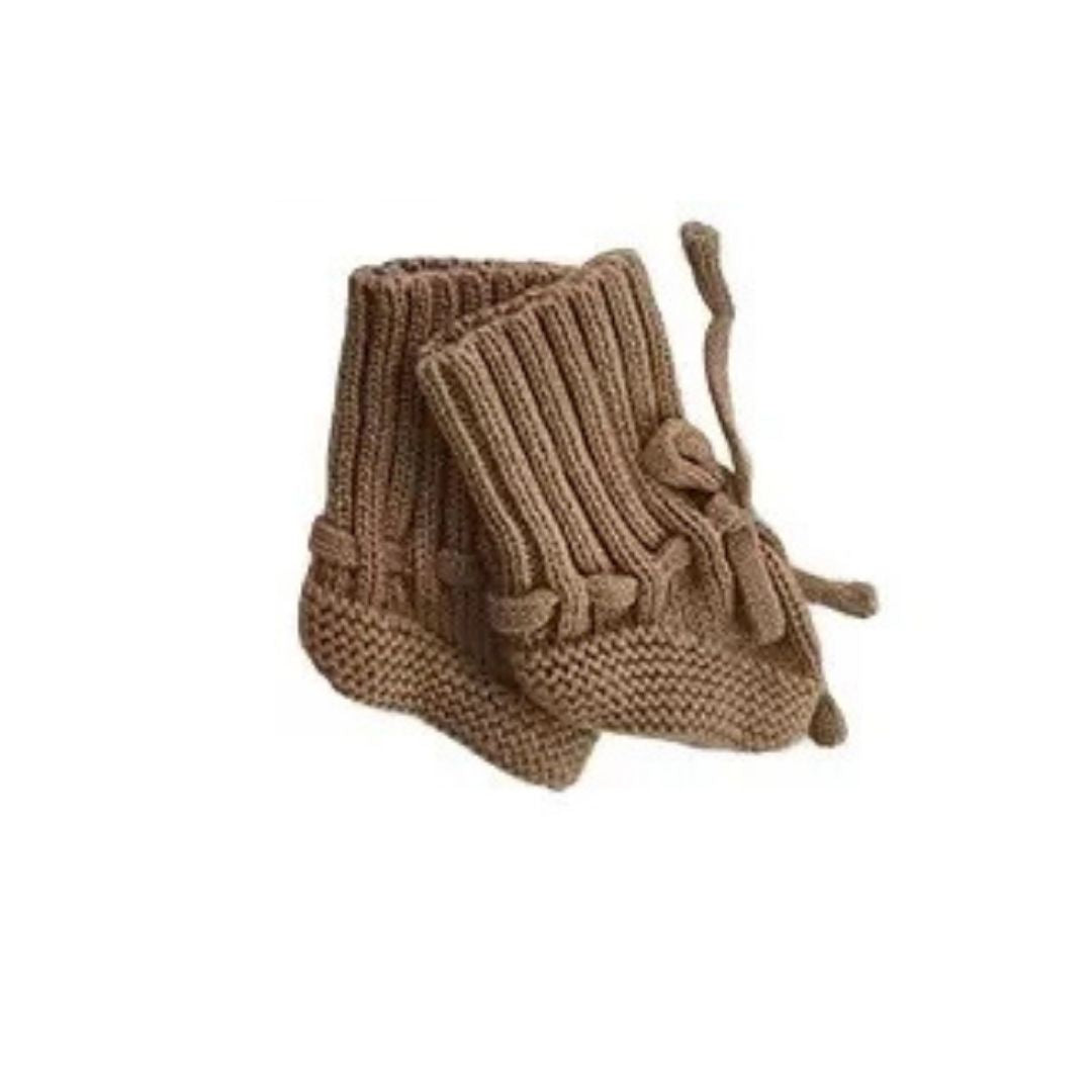 Breezy Co. - Unisex Knit Booties | Brown
