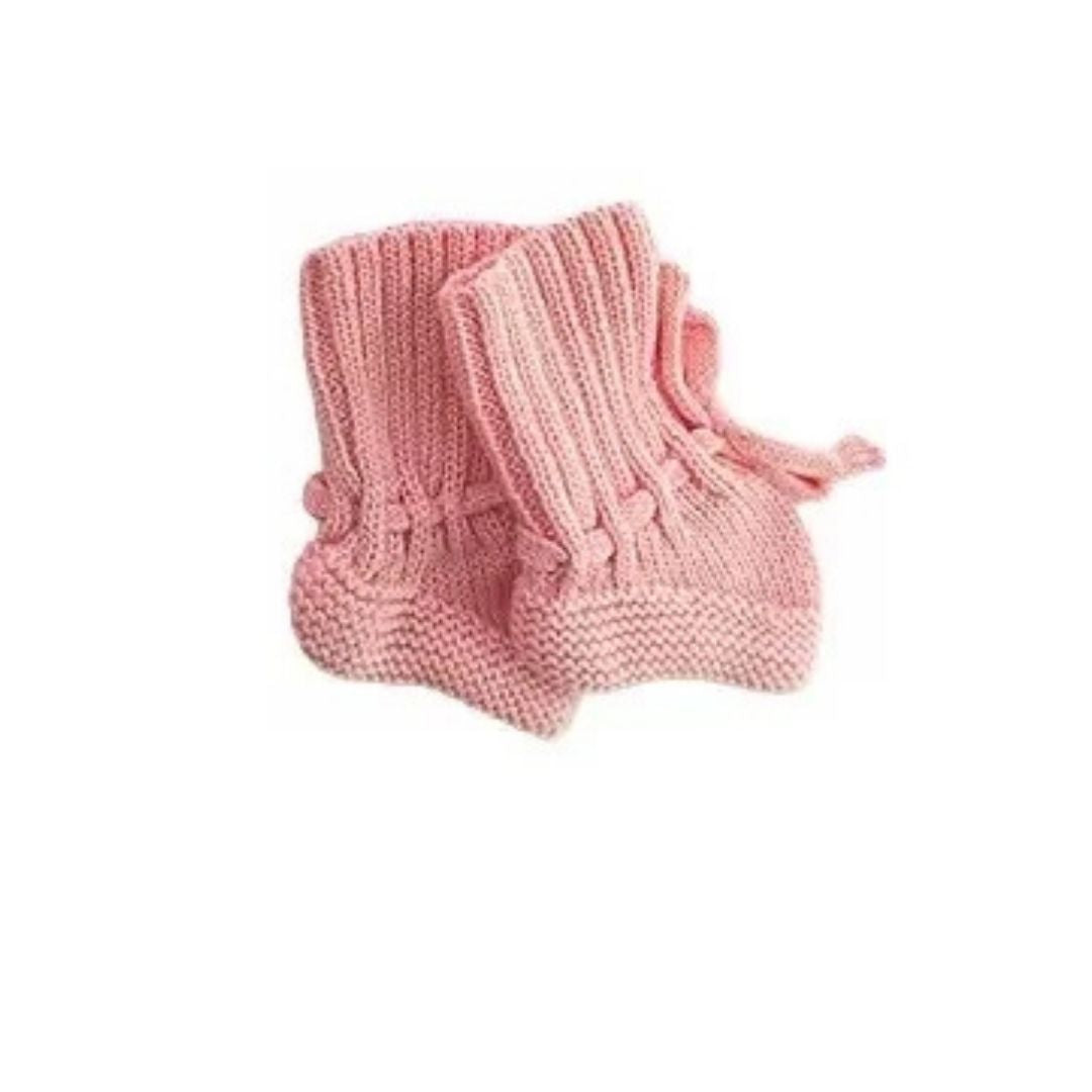 Breezy Co. - Knit Booties | Pink