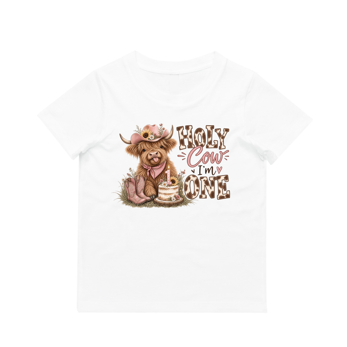 MLW By Design - Holy Cow I'm 1 Tee | Various Colours
