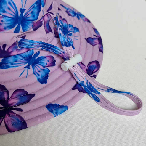 Little E & Co - Reversible Swim Hat | Butterflies