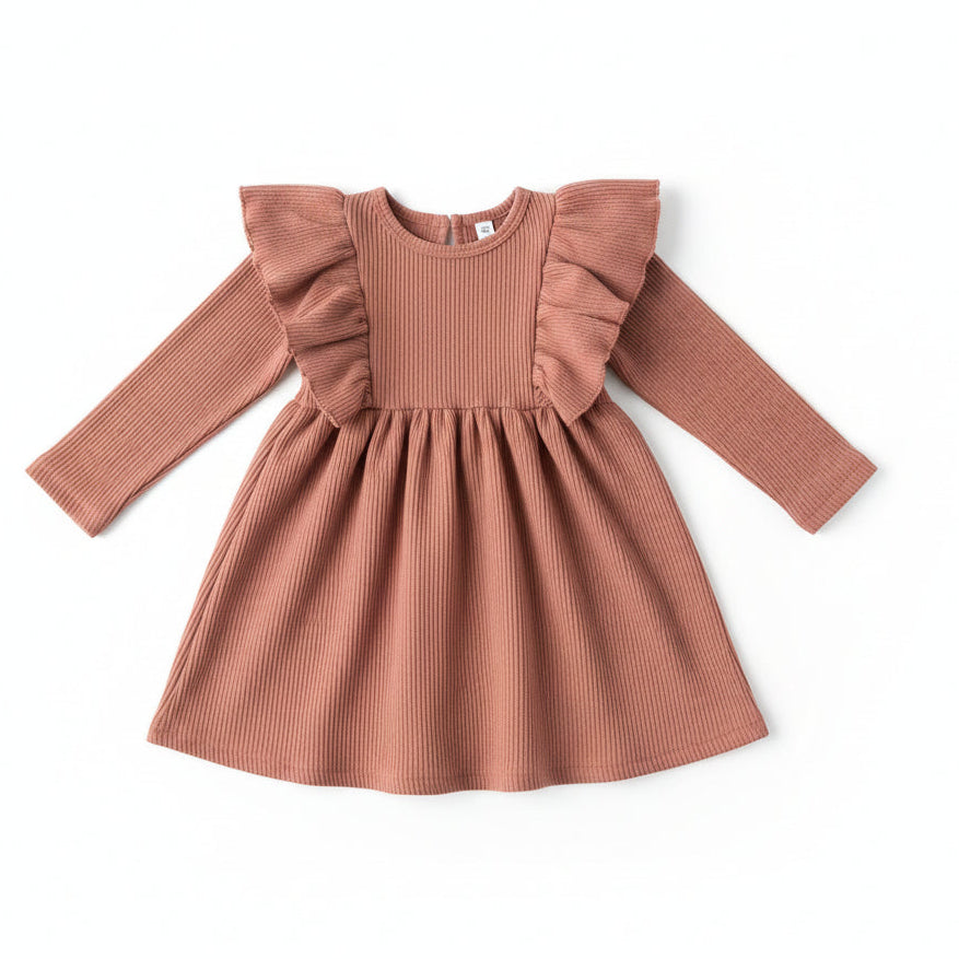 honey & heidi - Eloise Ribbed Dress | Ginger
