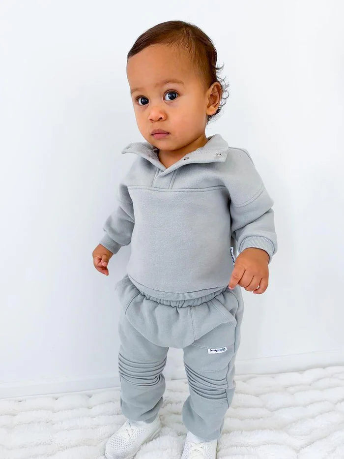 Snooky Bear - Jumper & Pants Set | Cool Grey