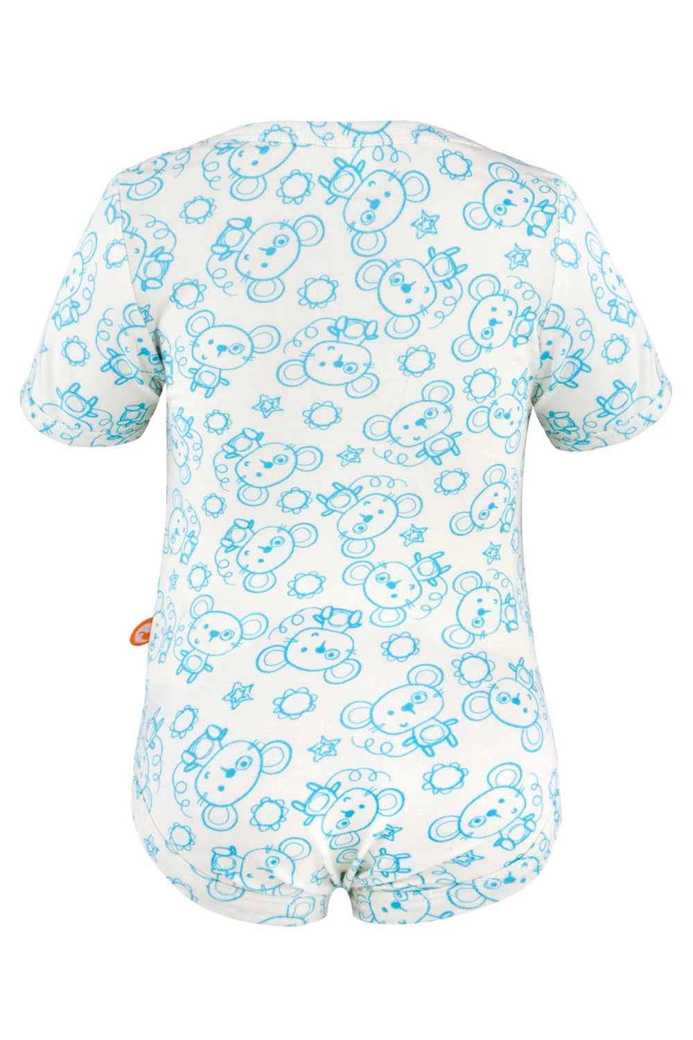 Sparkle Creative - Milk Cotton Mini Me Jumpsuit | Blue Mouse Print