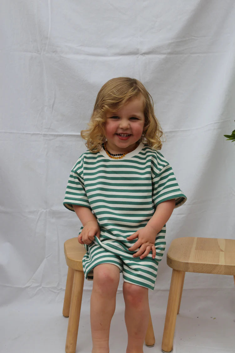 Lennyco - Striped Set | Green