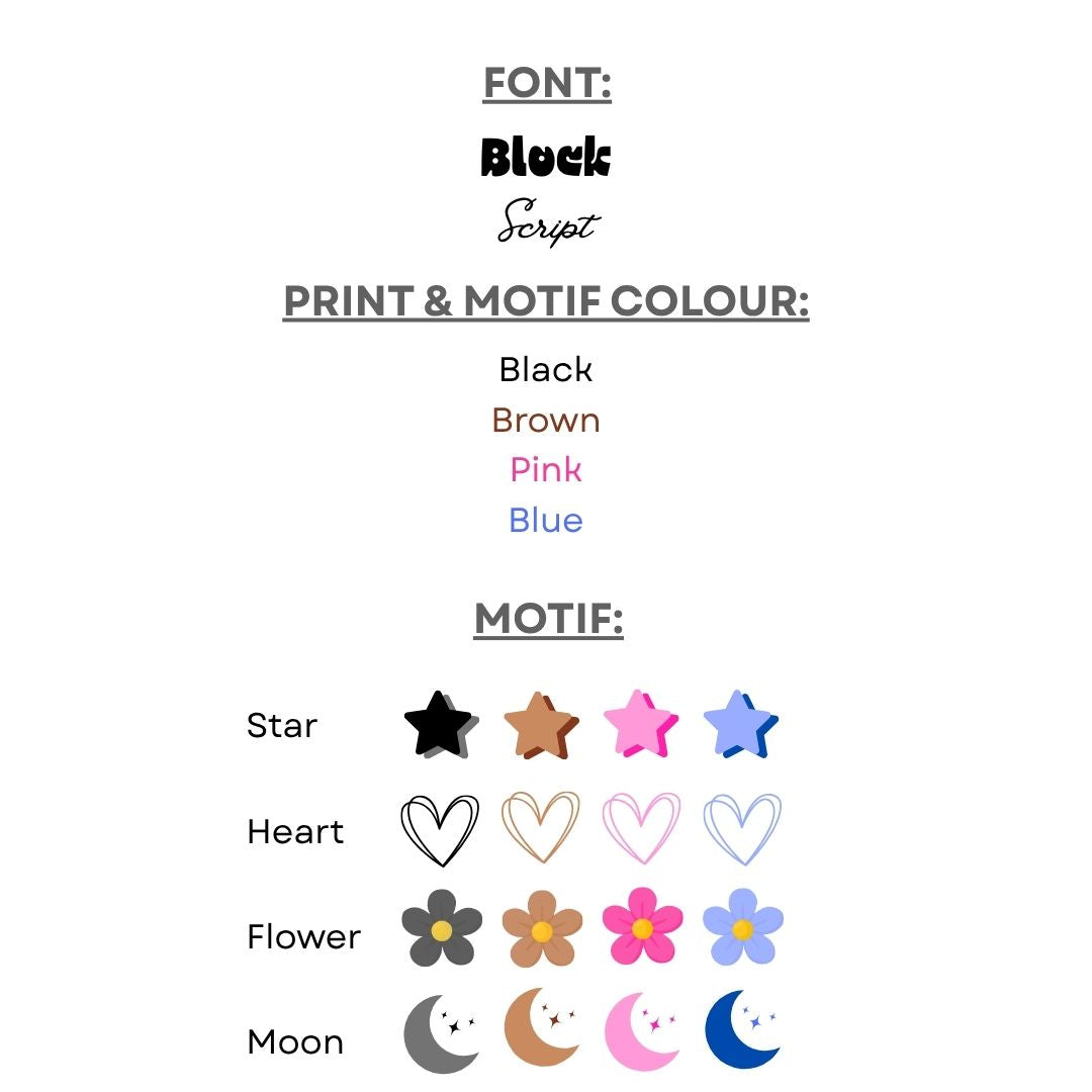 MLW By Design - Personalised Sloth Plush Toy | 4 Print Colours