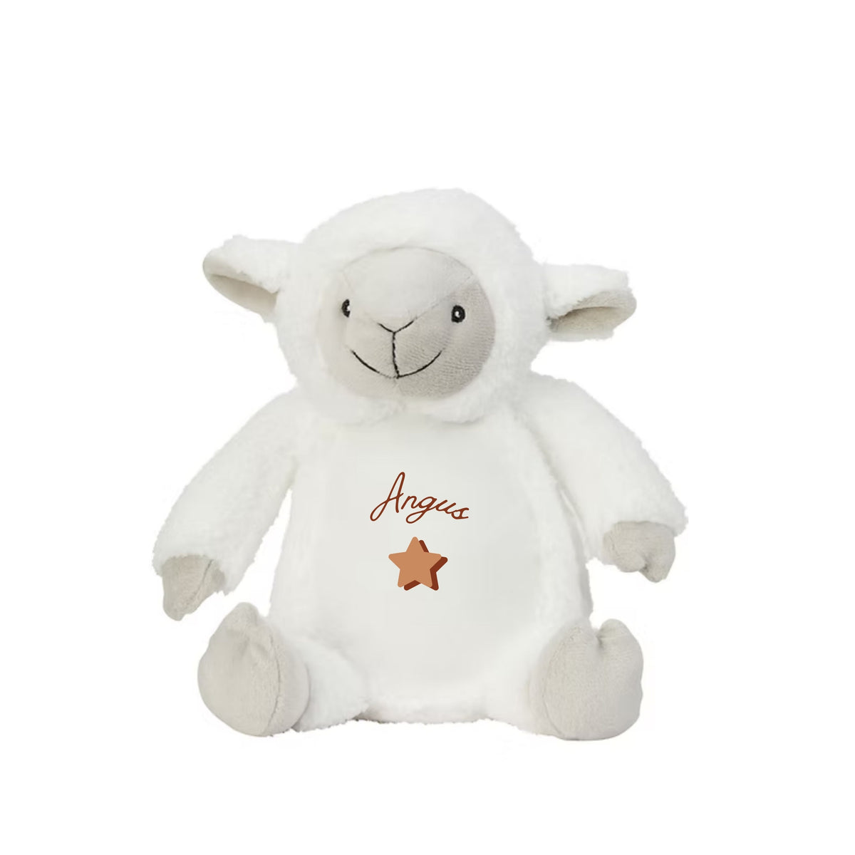 MLW By Design - Personalised Lamb Plush Toy | 4 Print Colours