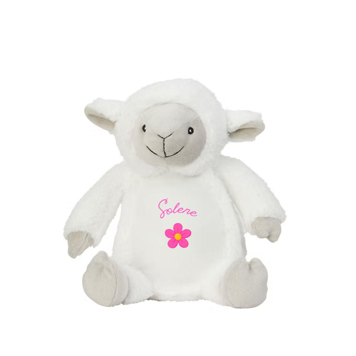 MLW By Design - Personalised Lamb Plush Toy | 4 Print Colours