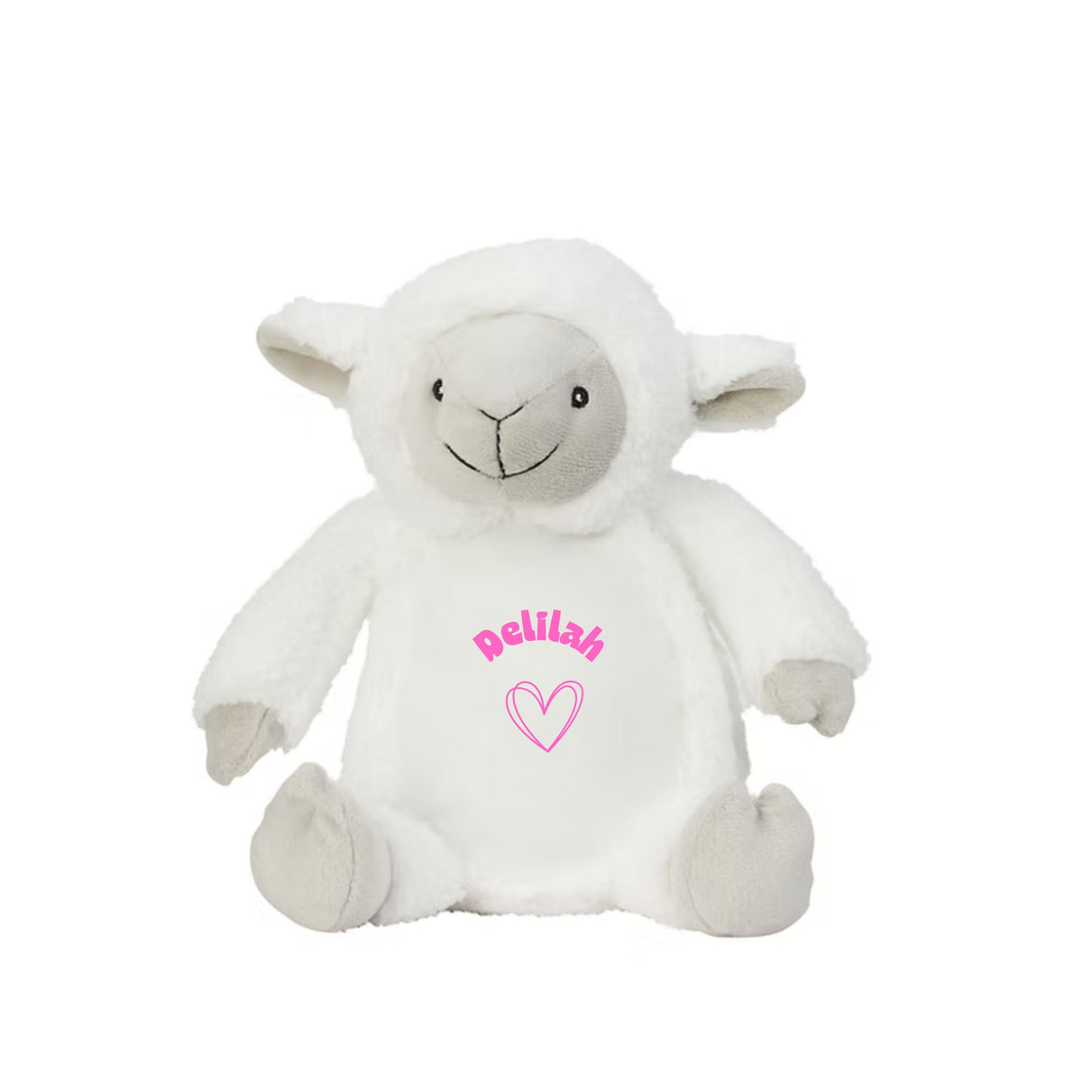 MLW By Design - Personalised Lamb Plush Toy | 4 Print Colours