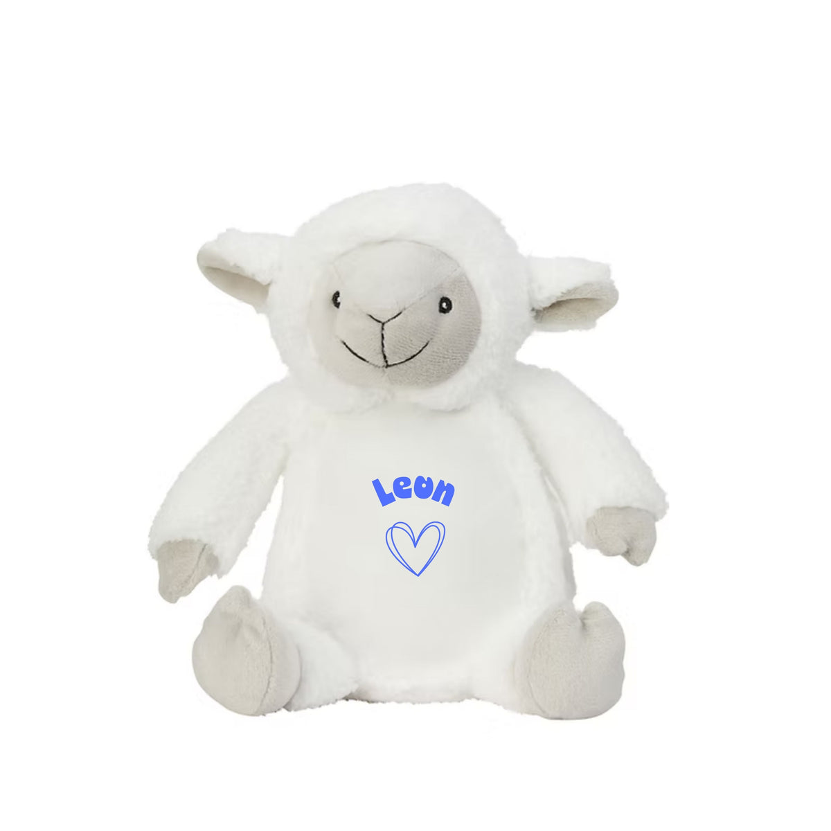 MLW By Design - Personalised Lamb Plush Toy | 4 Print Colours