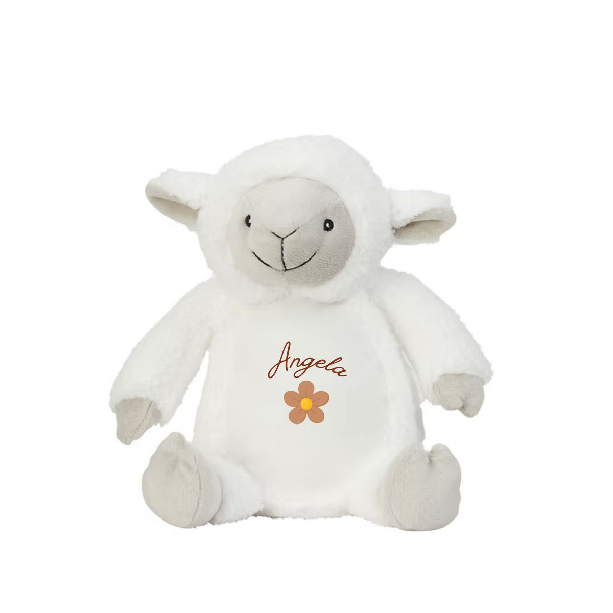 MLW By Design - Personalised Lamb Plush Toy | 4 Print Colours