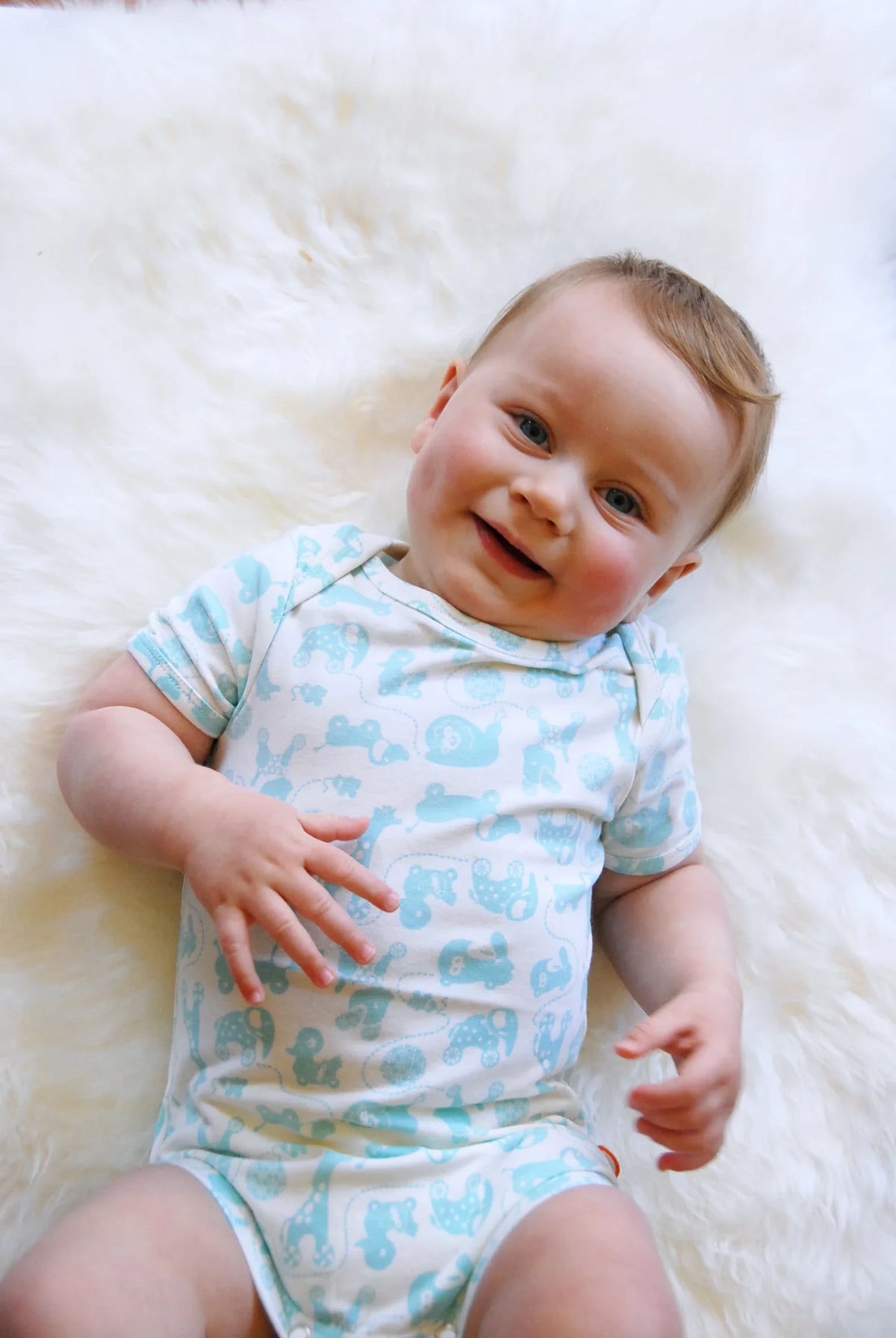 Sparkle Creative - Milk Cotton Mini Me Jumpsuit | Mint Vintage Toy