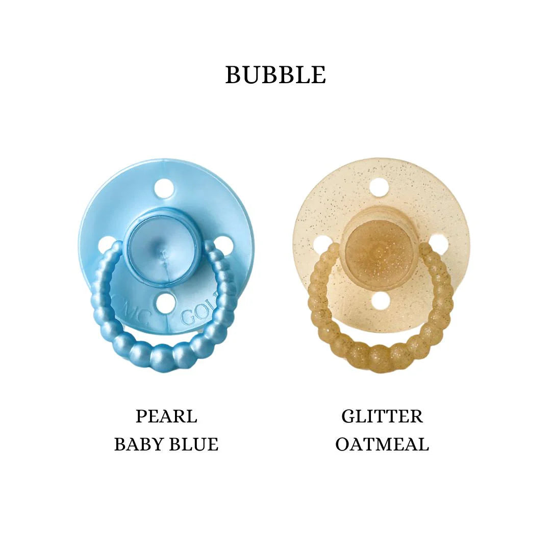 CMC GOLD - Exclusive Bubble Dummies Twin Pack (Size 2) 6m-18m (AIR FILLED) | Multiple Options *CLEARANCE*