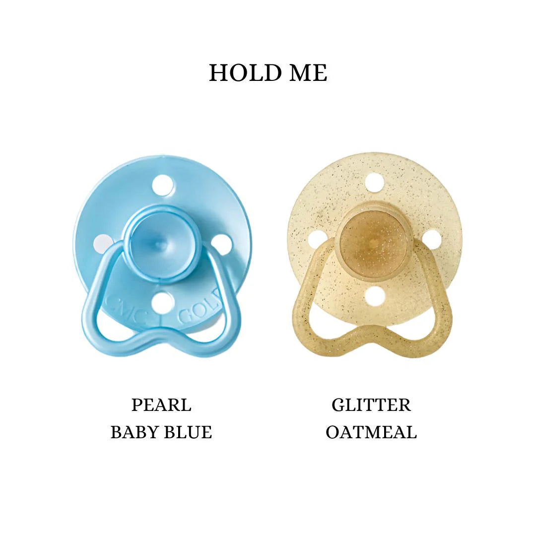 CMC GOLD - Exclusive Hold Me Dummies Twin Pack (Size 1) NB- 6m (VENTED TEAT) | Multiple Options *CLEARANCE*