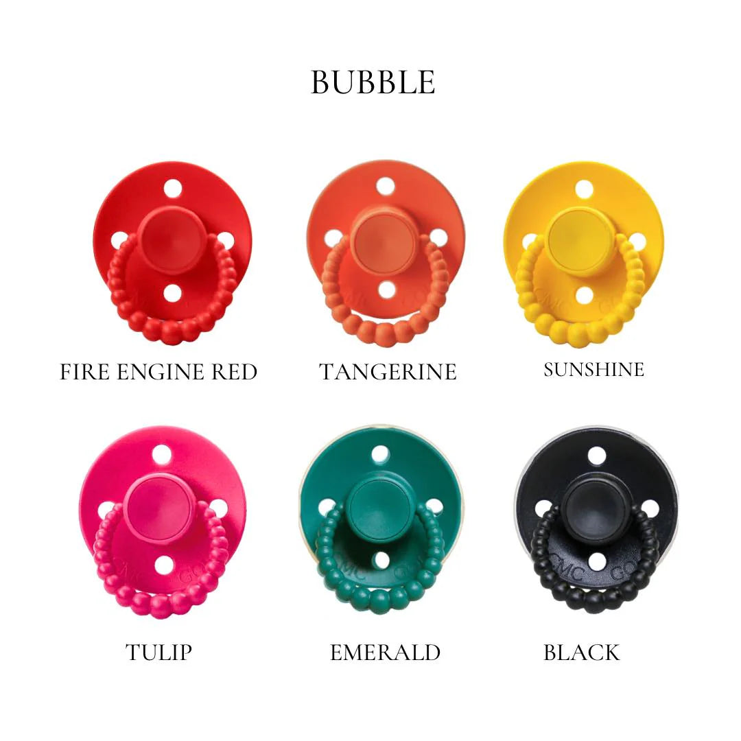 CMC GOLD - Exclusive Bubble Dummies Twin Pack (Size 2) 6m-18m (AIR FILLED) | Multiple Options *CLEARANCE*