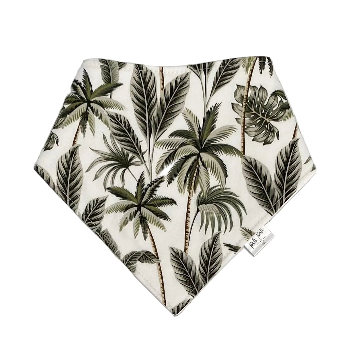 Pili Pala Collections - Handmade Dribble Bib | Tropical Palm