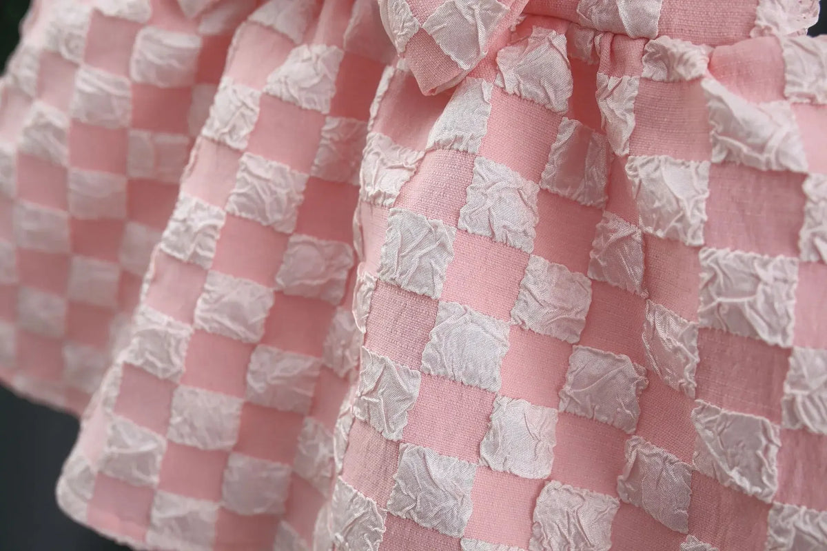 Checkered Bow Dress | 3 Colours