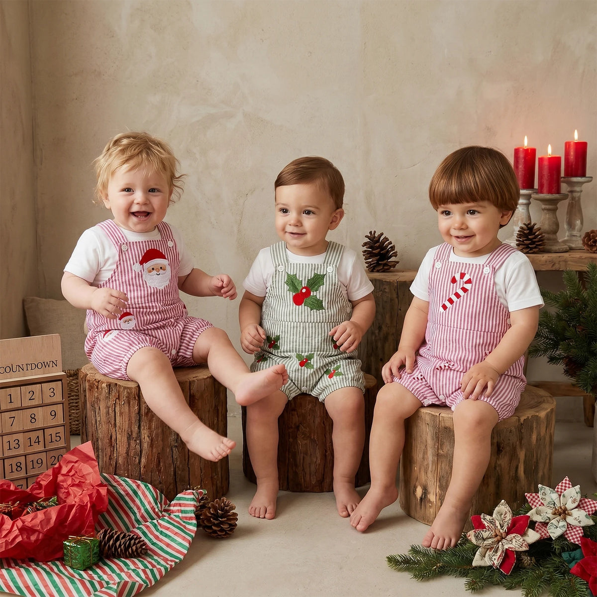 Christmas Romper | Holly Berry