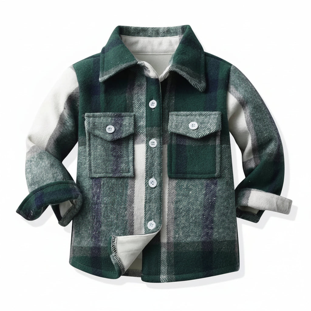Fleece Lined Shacket | Forest