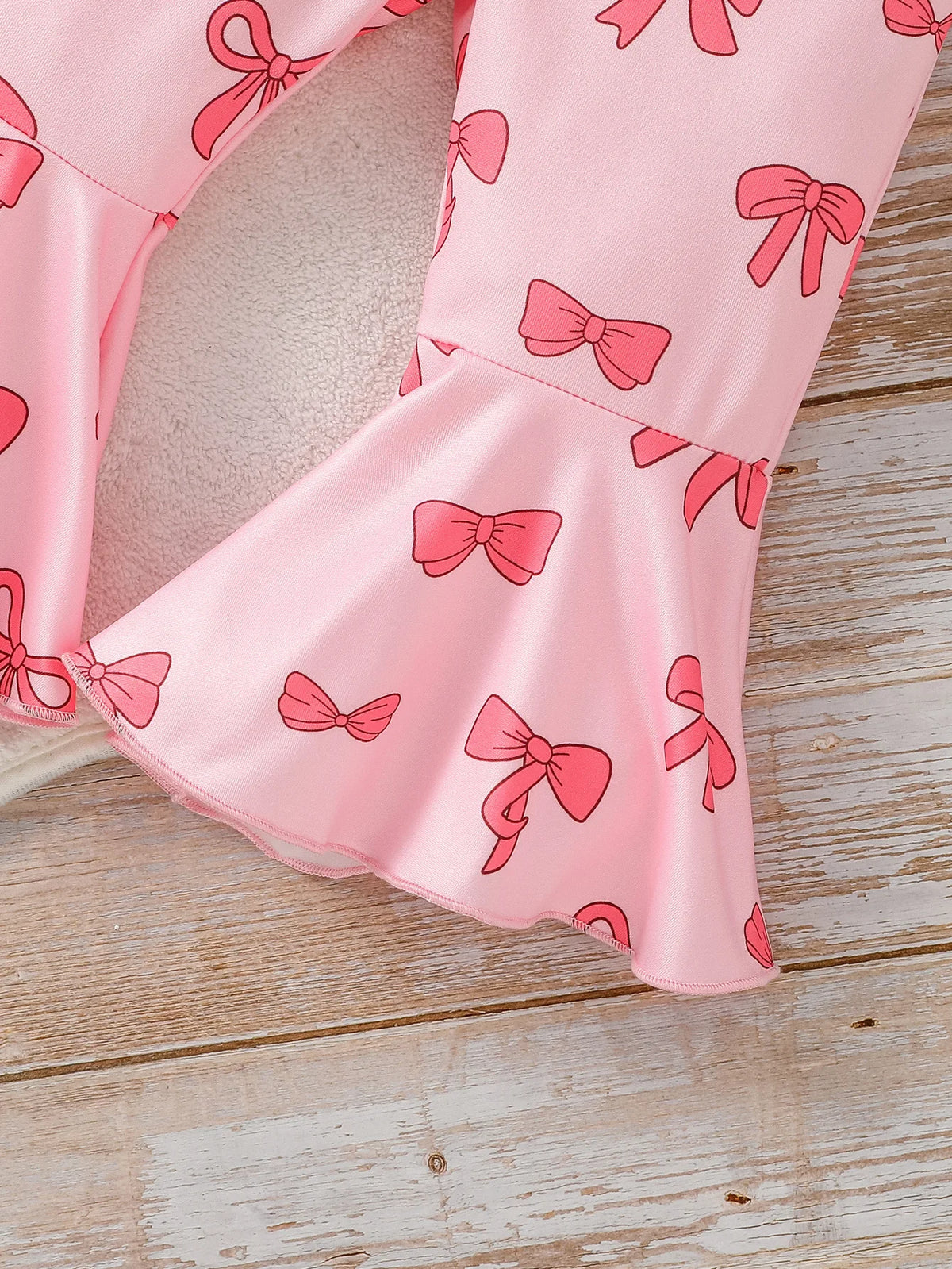 Pink Bows Flare Set
