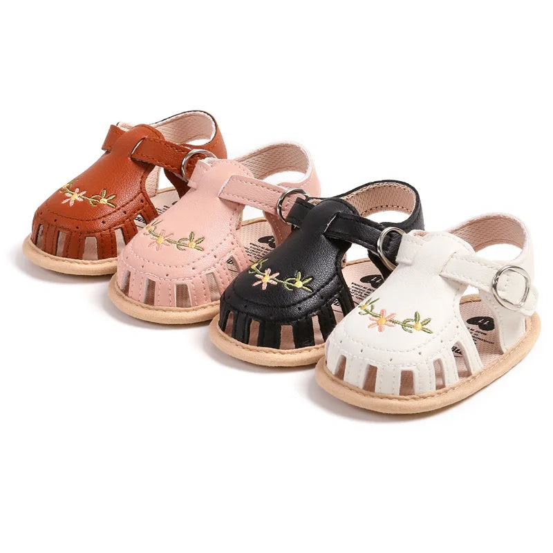 Solana Embroidered Sandals | Various Colours