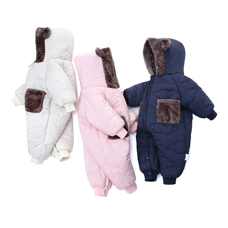 Cloud Quilted Plush Onesie | Blue