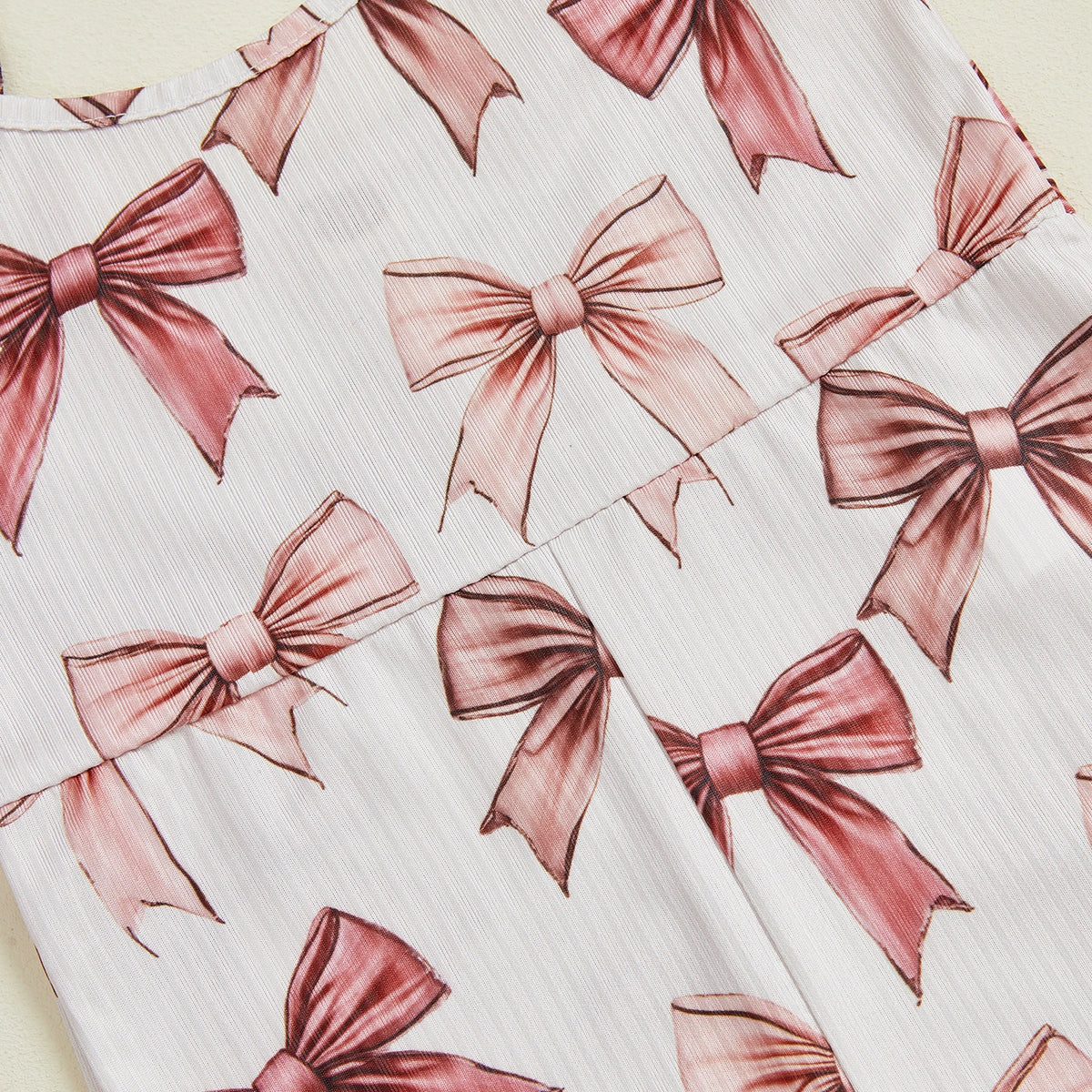 Pink Bows Playsuit