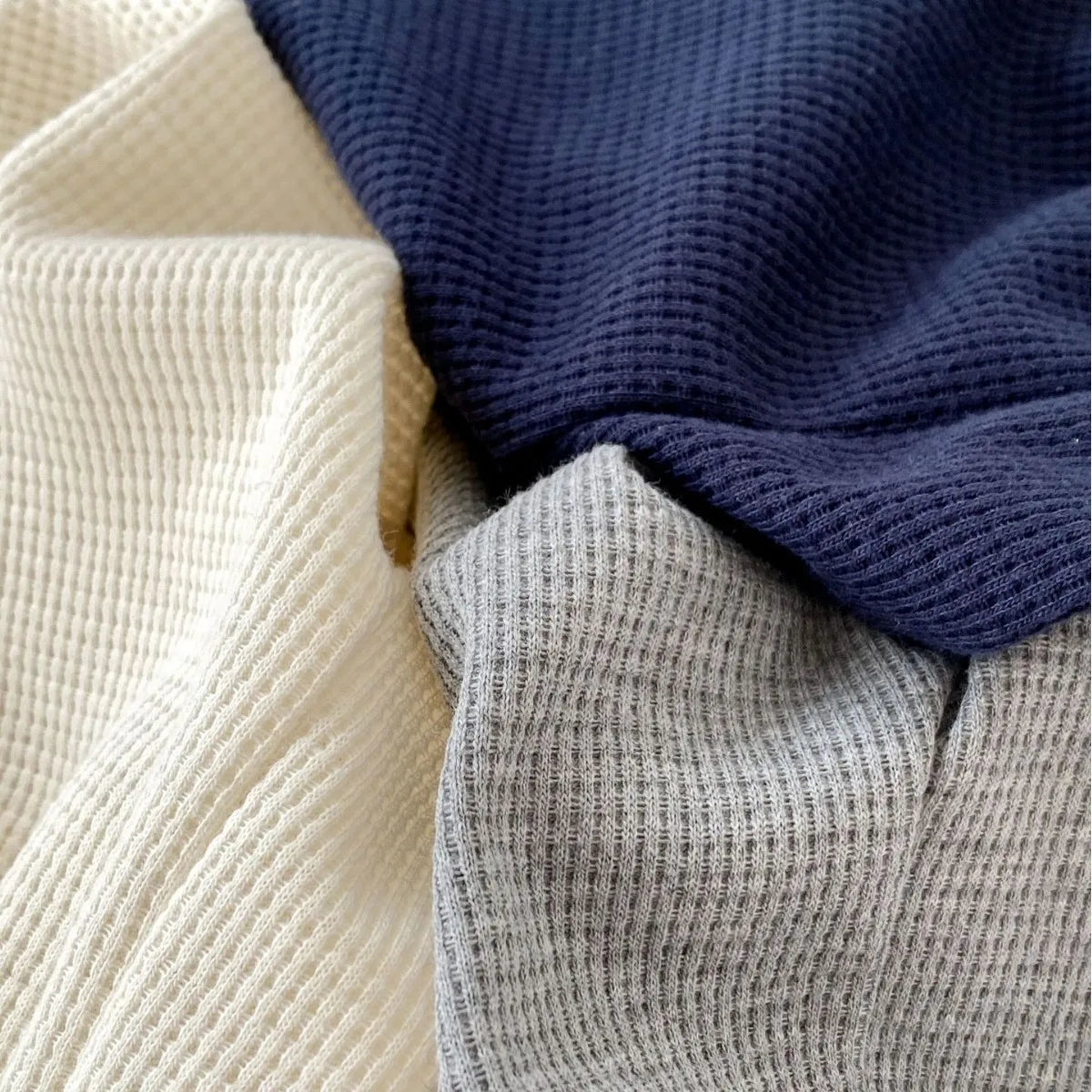 Happy Waffle Trackies | Navy