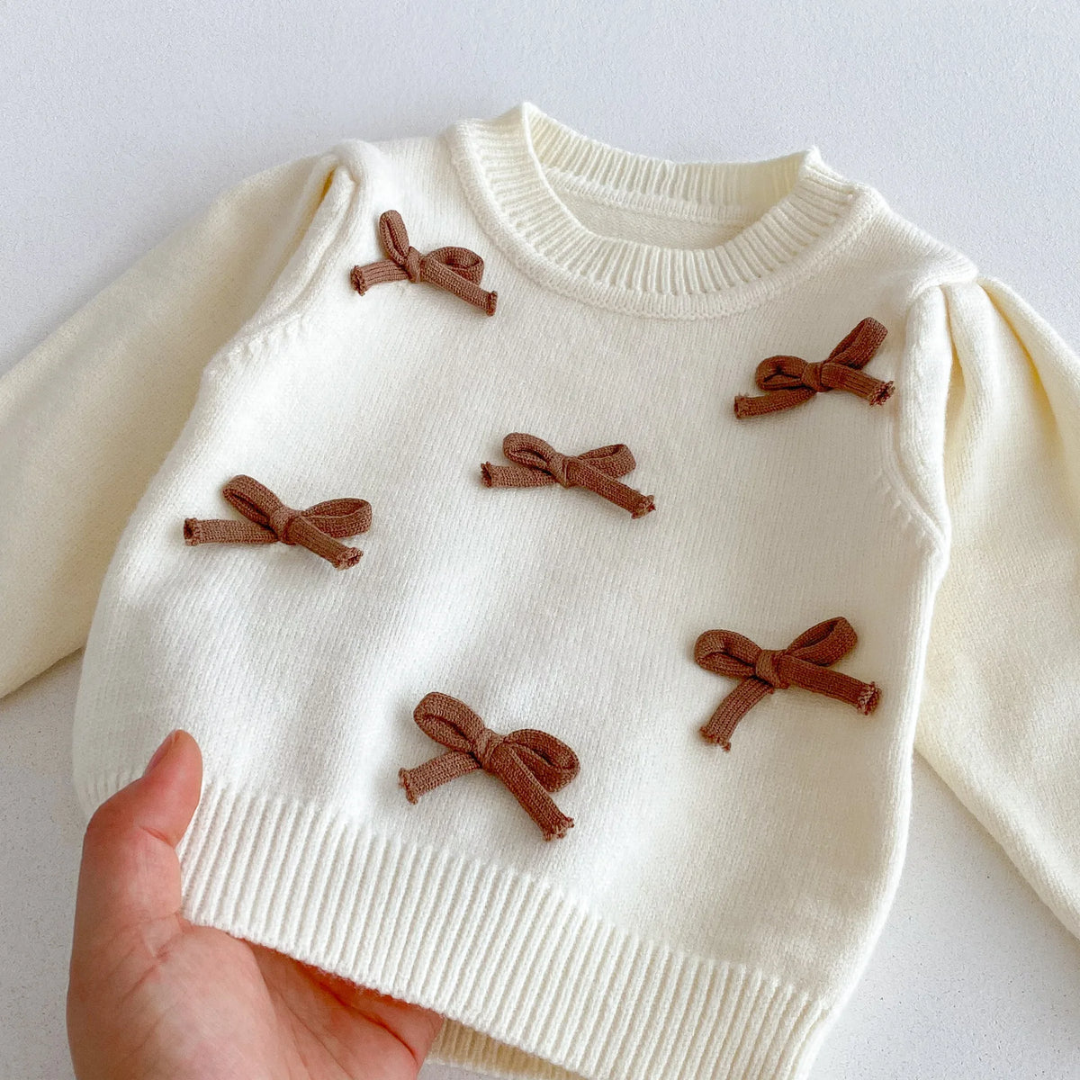 Brown Bows Flare Set