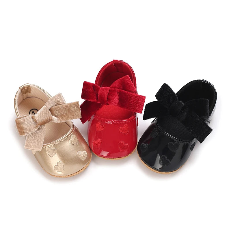 Patent Heart Flats | 3 Colours