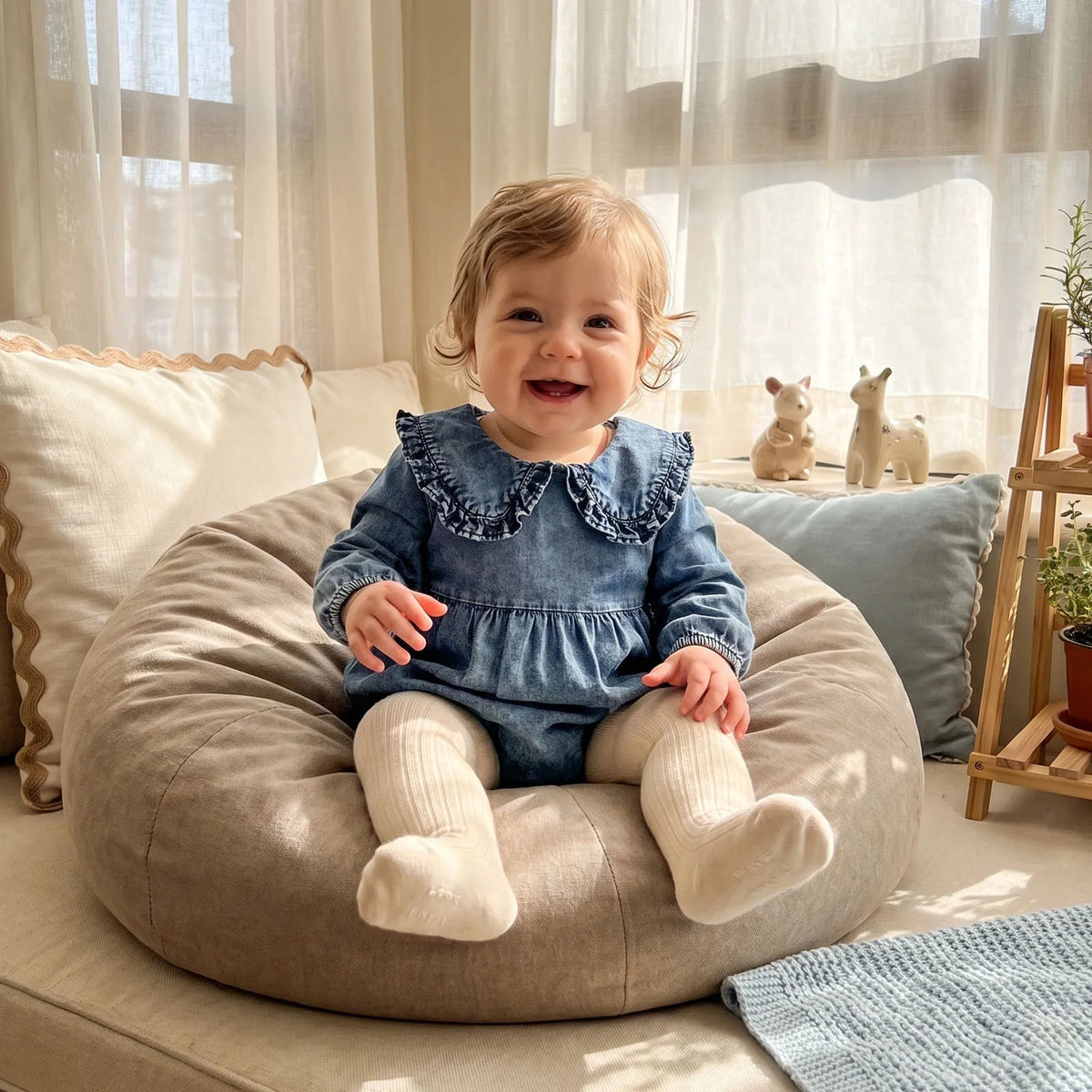Penny Denim Romper