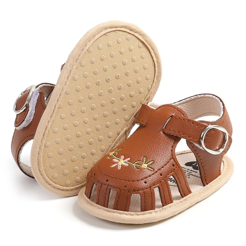 Solana Embroidered Sandals | Various Colours
