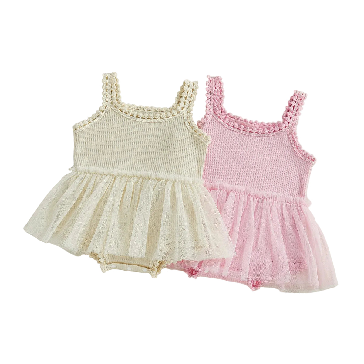 Alice Tutu Romper | Beige