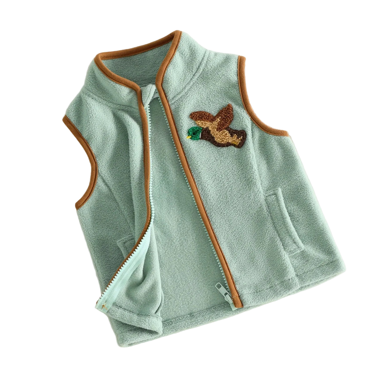 Hunter Retro Fleece Vest | Duck