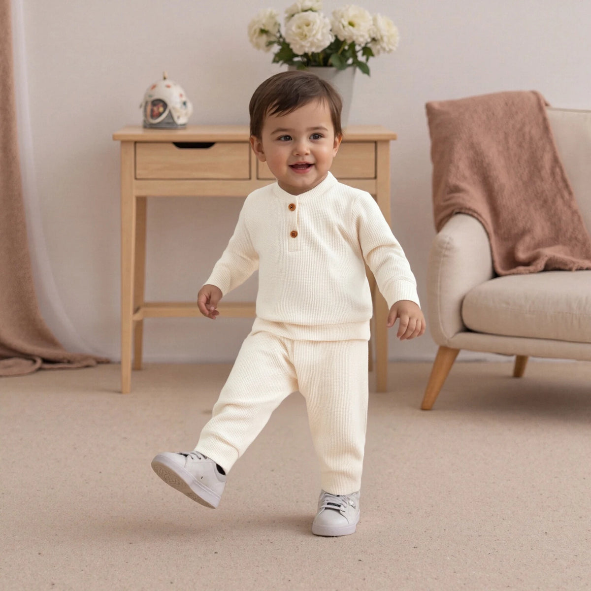 Silas Waffle Set | Blue