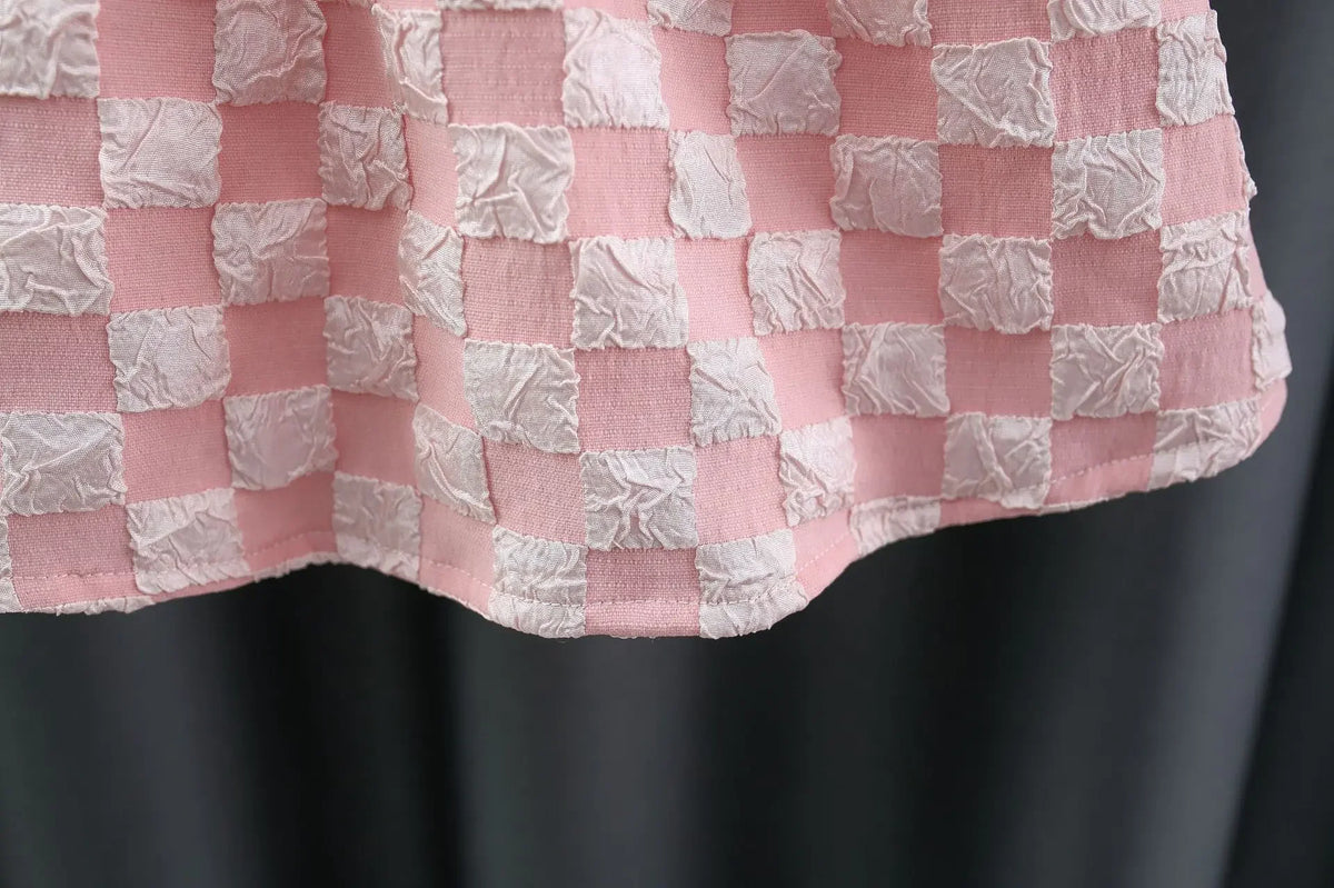 Checkered Bow Dress | 3 Colours